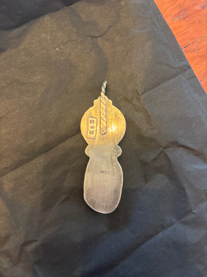 buffalo nickel & turquoise pendant- custom remake